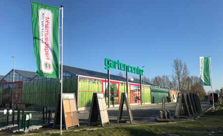Glückstadt: Neubau Baumarkt mit Gartencenter